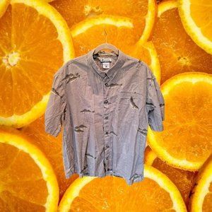 COLUMBIA River‎ Lodge Tan Fishing Shirt Size XL